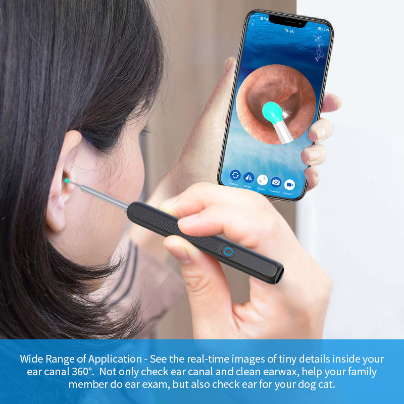 NE3 Ear Cleaner With Camera LED Light Wireless Ear Endoscope Ear Cleaning Kit For I-phone