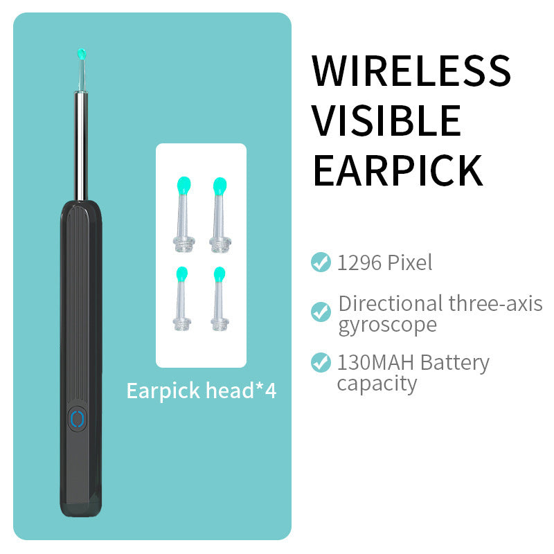 NE3 Ear Cleaner With Camera LED Light Wireless Ear Endoscope Ear Cleaning Kit For I-phone