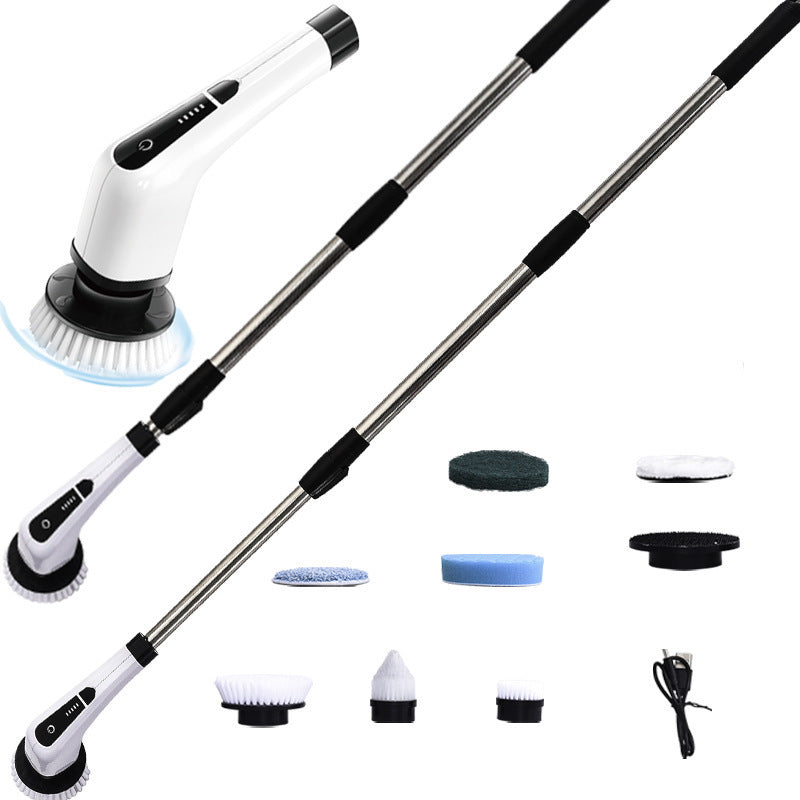 Seven In One Electric Cleaning Brush Multi-functional Hand-held Telescopic