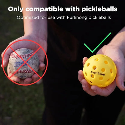 680PBH Pickleball Starter Kit, Including Launch Machine, Ball Recycling Net, Pickleball Paddle, 3 x Pickleballs and Carrying Bag