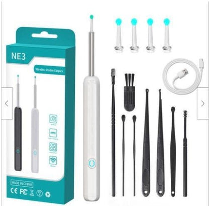 NE3 Ear Cleaner With Camera LED Light Wireless Ear Endoscope Ear Cleaning Kit For I-phone